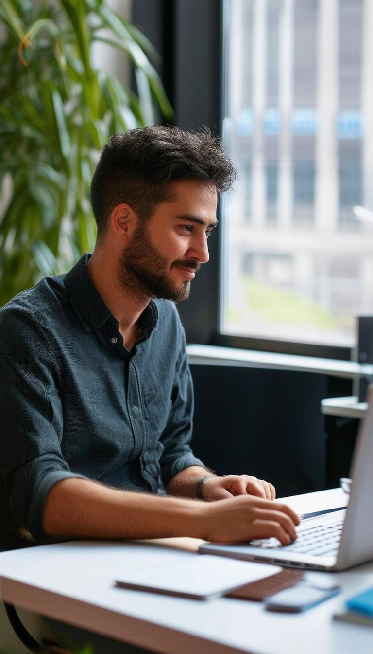 Google Ad Partner που εργάζεται στο γραφείο Google Ad Partner που εργάζεται στο γραφείο